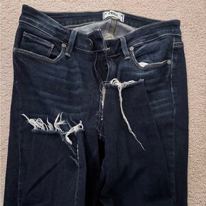 PAIGE Dark Indigo Skinny Jeans